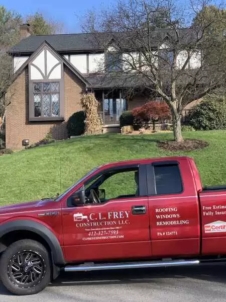franklin park pa new  roof construction